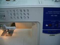 JUKI 家庭用コンピューターミシン　HZL-7800  厚地縫い